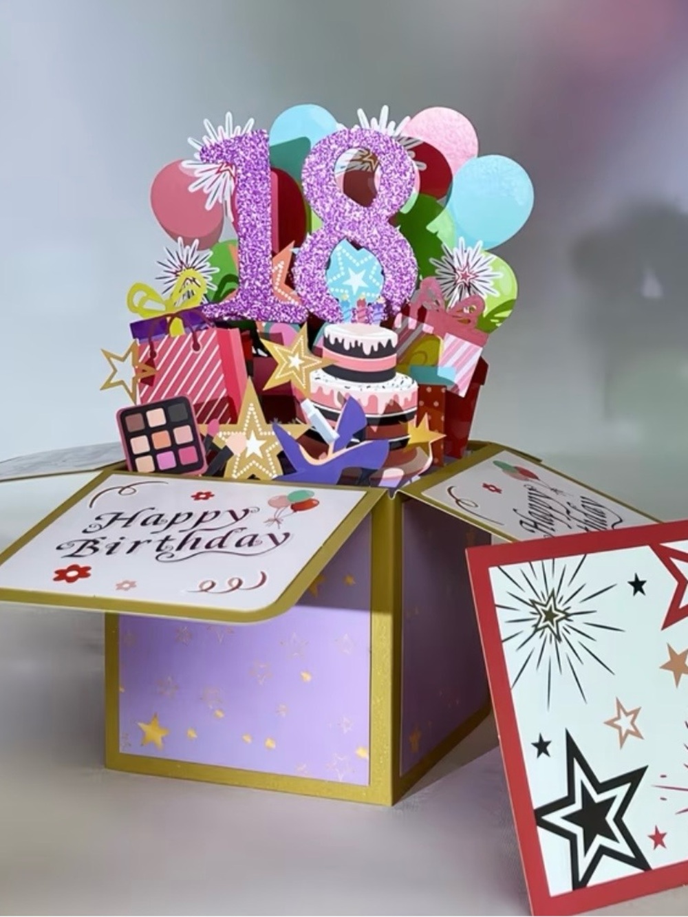 18th Birthday Pop-Up Card